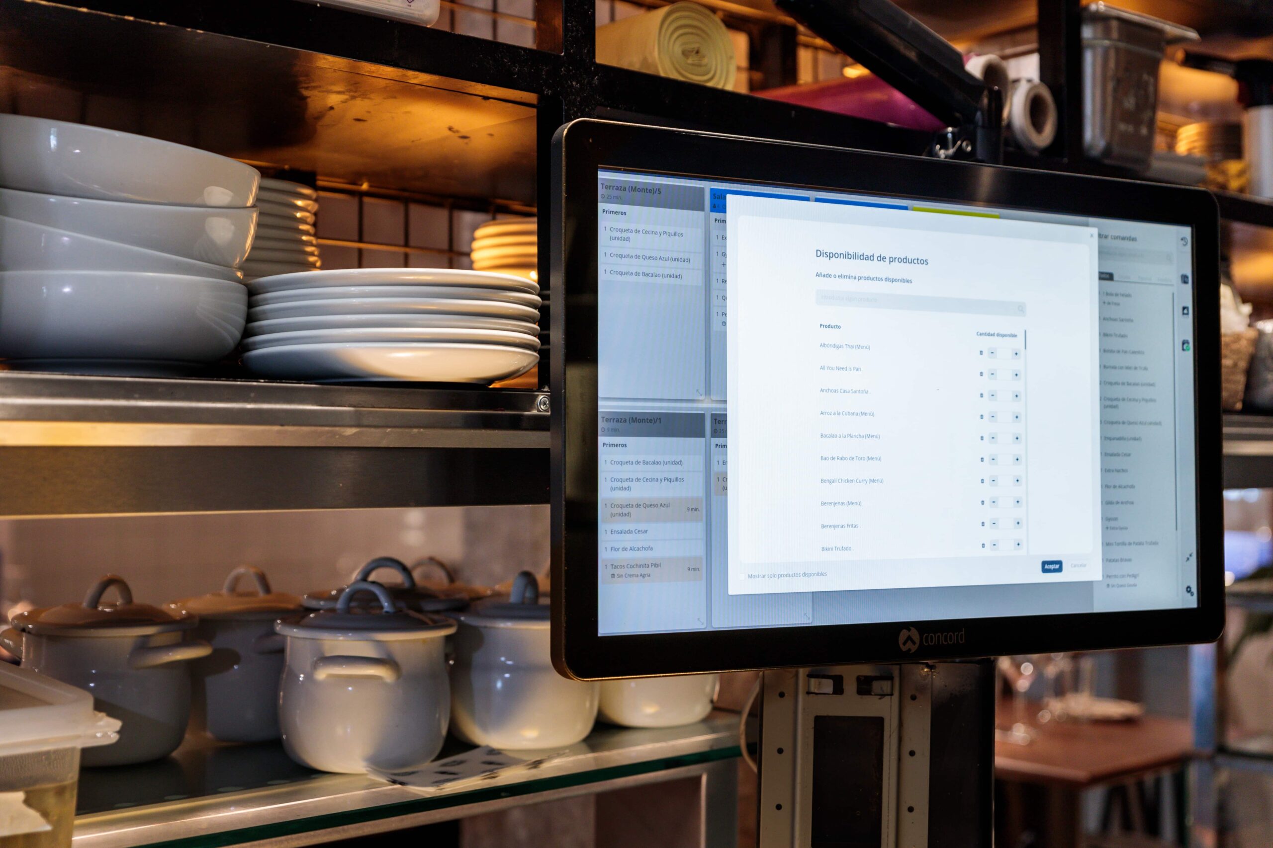 Monitor KDS para cocina de Ágora
