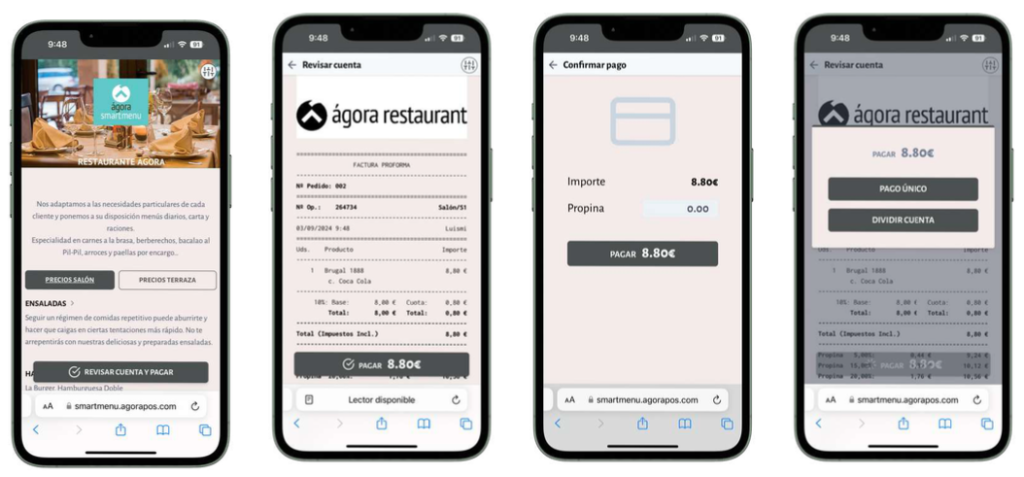 Pago móvil Scan & Pay de Ágora