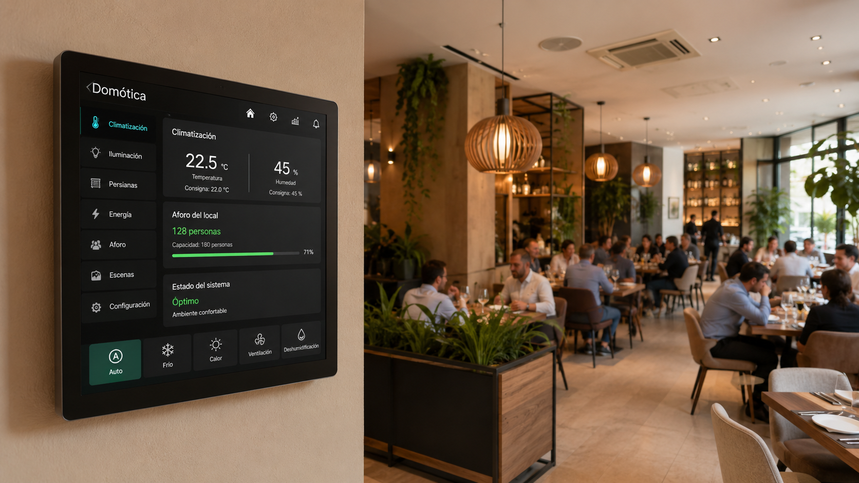 Automatización inteligente aplicada a un restaurante